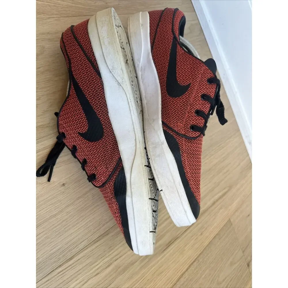 NIKE SB STEFAN JANOSKI HYPERFEEL XT 855922-800 Men’s Size 13 Red Orange Black